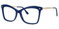 Libby - Butterfly Blue Eyeglasses