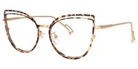 Pearline - Cat Eye Tortoise Eyeglasses - 2