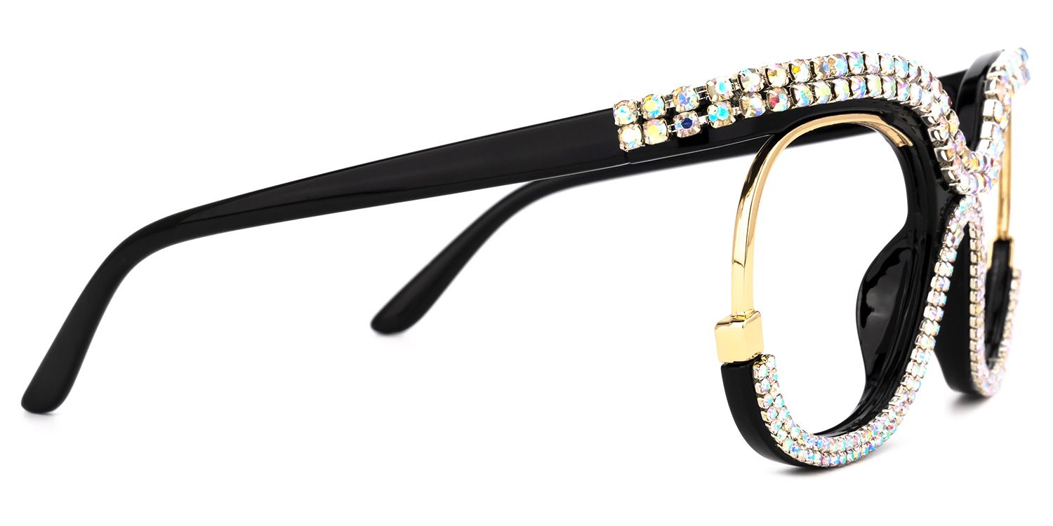 Mancha - Square Multicolor Eyeglasses | Vooglam 4