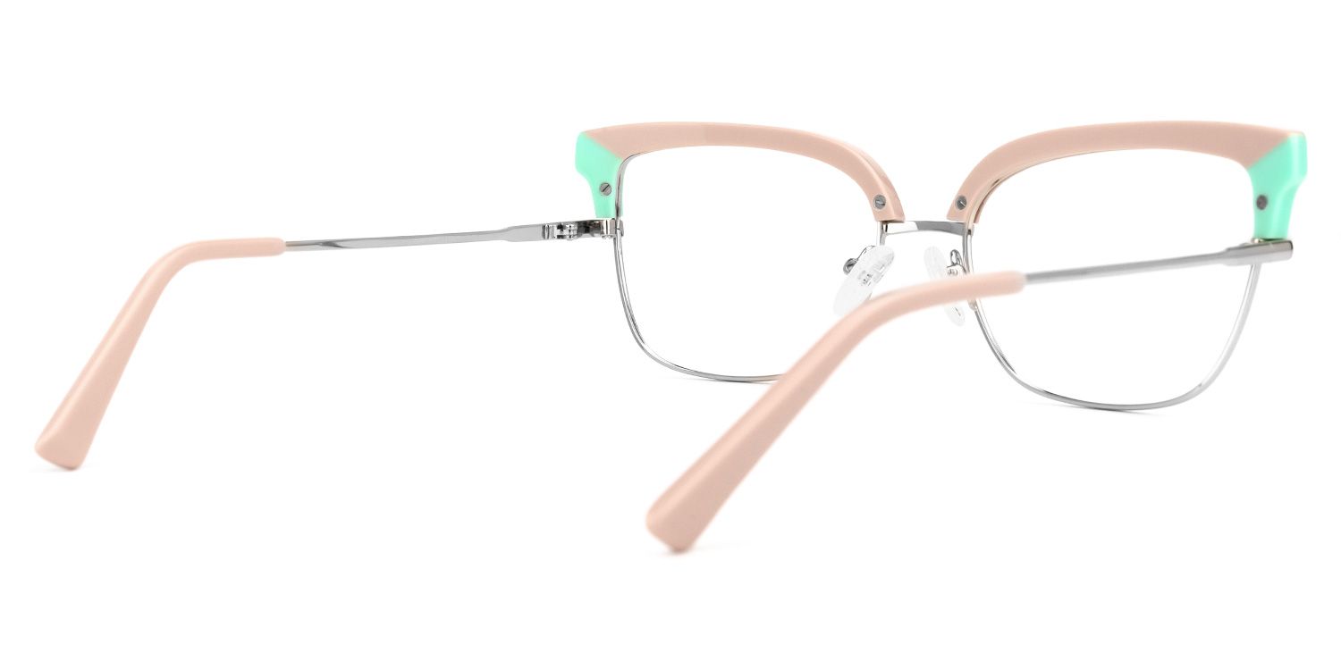 Tanai - Browline Pink Eyeglasses product detail 3