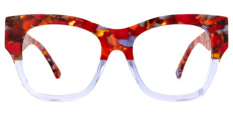 Holbrook - Square Floral Eyeglasses