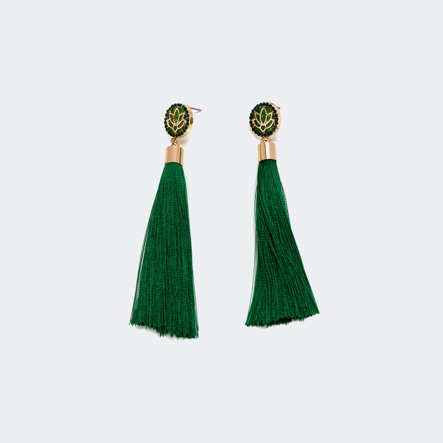 Forest Lover Pierced Earrings | Vooglam.com Front View