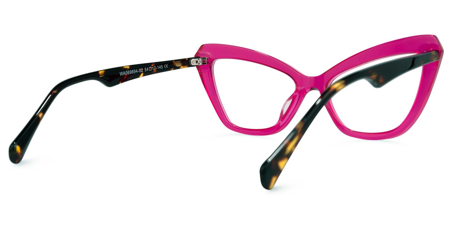 Shaneika - Cat Eye Pink Eyeglasses product detail 3