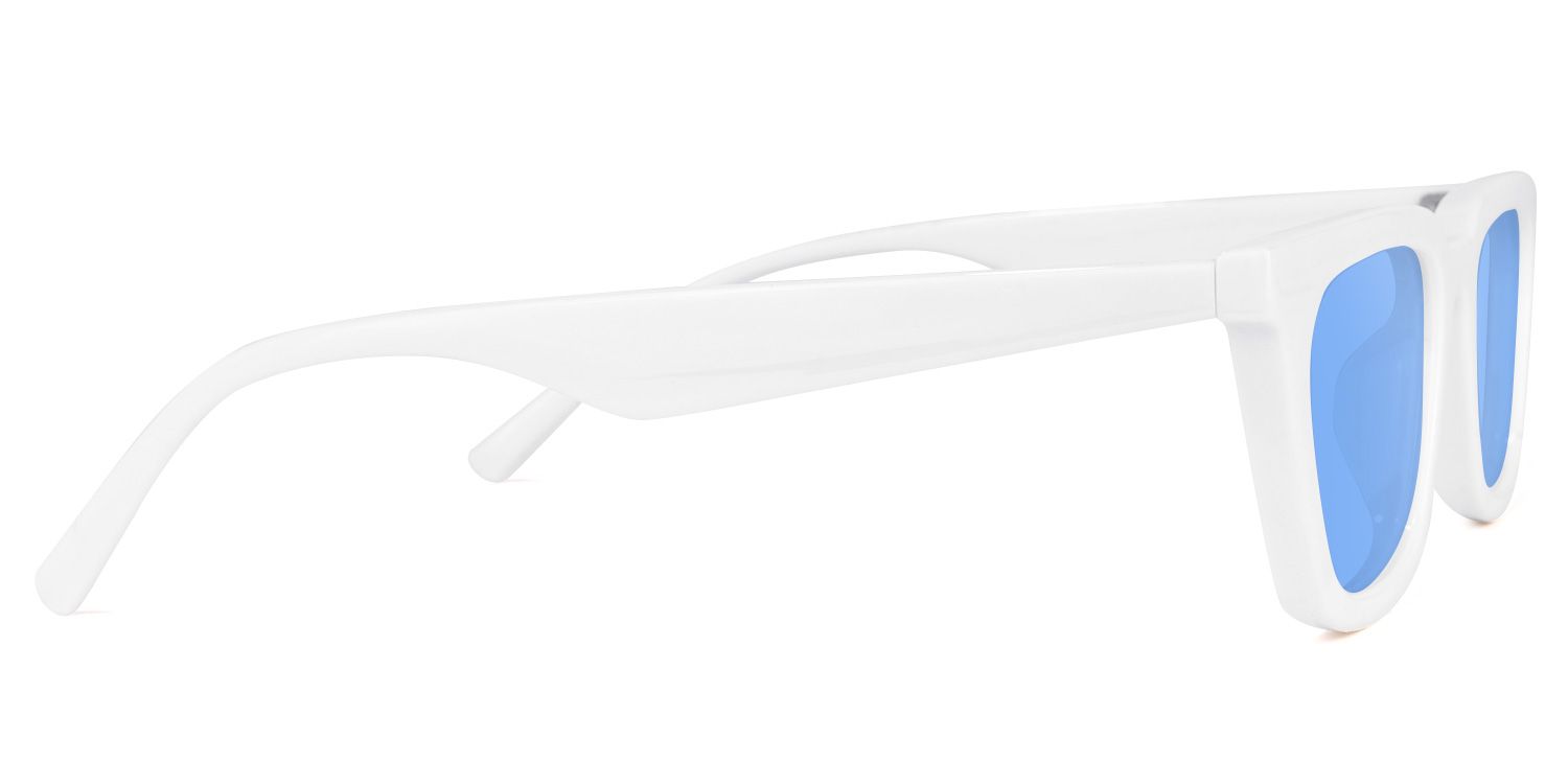 Goldie - Cat Eye White Sunglasses product detail 4