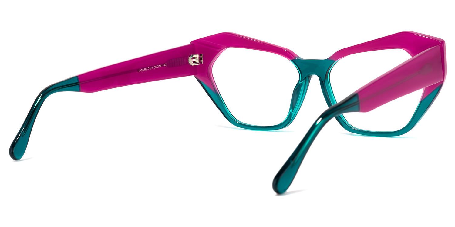 Miriam - Cat Eye Peacock/Blue Eyeglasses product detail 3