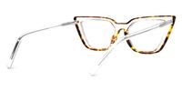 Lyuba - Rectangle Tortoise Eyeglasses - 3