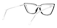 Lyuba - Rectangle Black Eyeglasses | Vooglam Side View