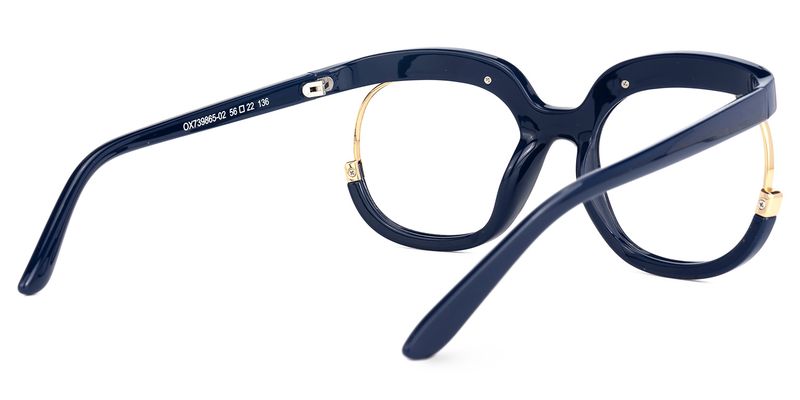 Fredia - Square Dark/Blue Eyeglasses - 3