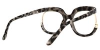 Fredia - Square Animal Eyeglasses | Vooglam Side View