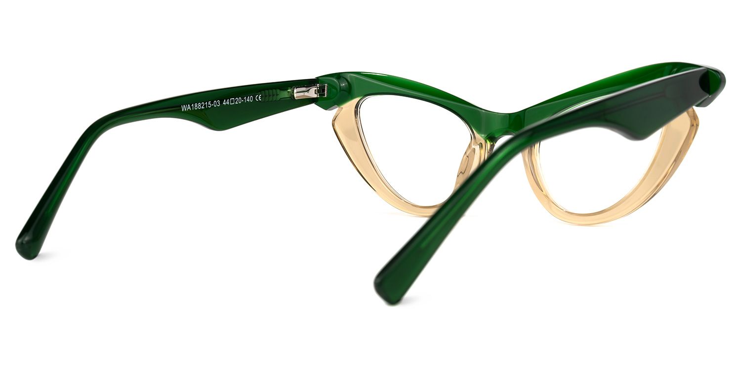 Blackwell - Browline Green Eyeglasses - 3