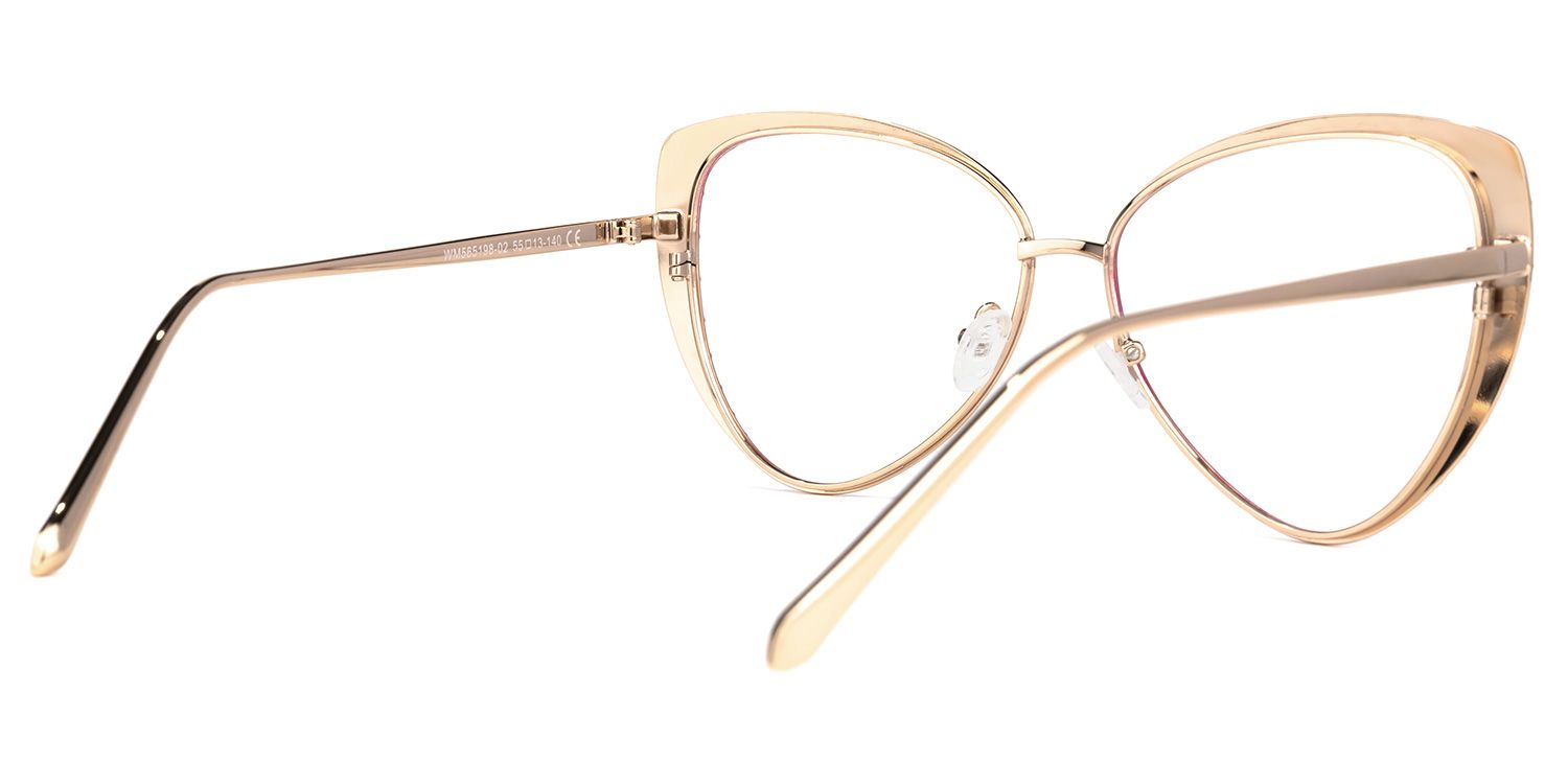 Tristan - Geometric Purple Eyeglasses product detail 3