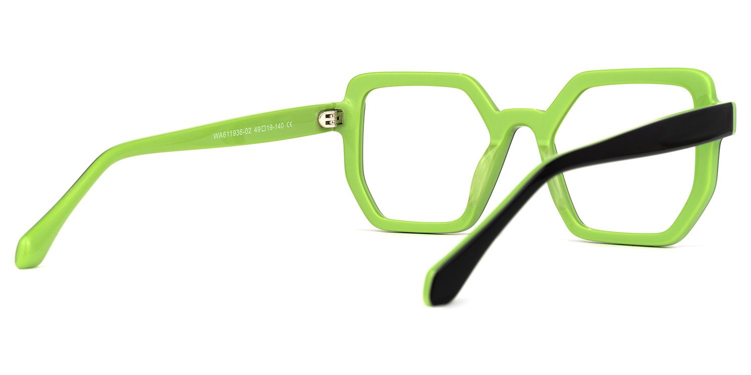 Mixon - Square Green Eyeglasses product detail 3