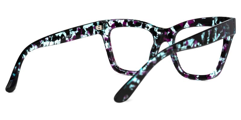 Bonilla - Square Floral Eyeglasses - 3