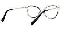 Mendoza - Cat Eye Black Eyeglasses - 3