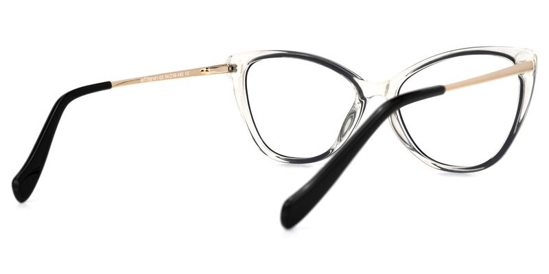 Mendoza - Cat Eye Black Eyeglasses - 3