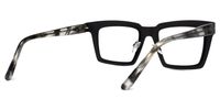 Arnal - Rectangle Black Eyeglasses - 3