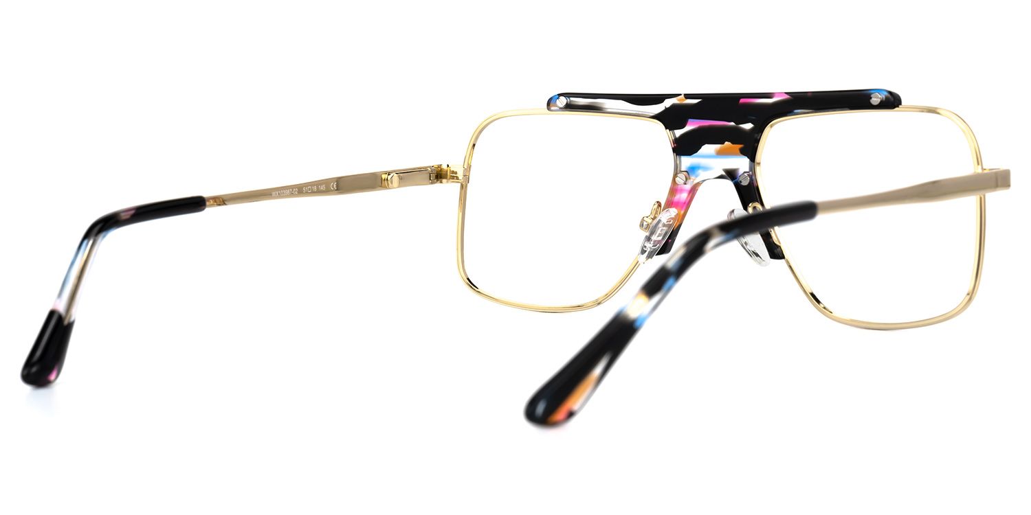 Frazier - Aviator Multicolor Eyeglasses - 3