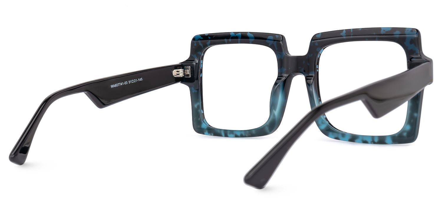 Arroyo - Square Blue/Tortoise Eyeglasses product detail 3