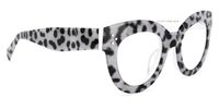 Oval Grey/Leopard Eyeglasses | Vooglam.com 