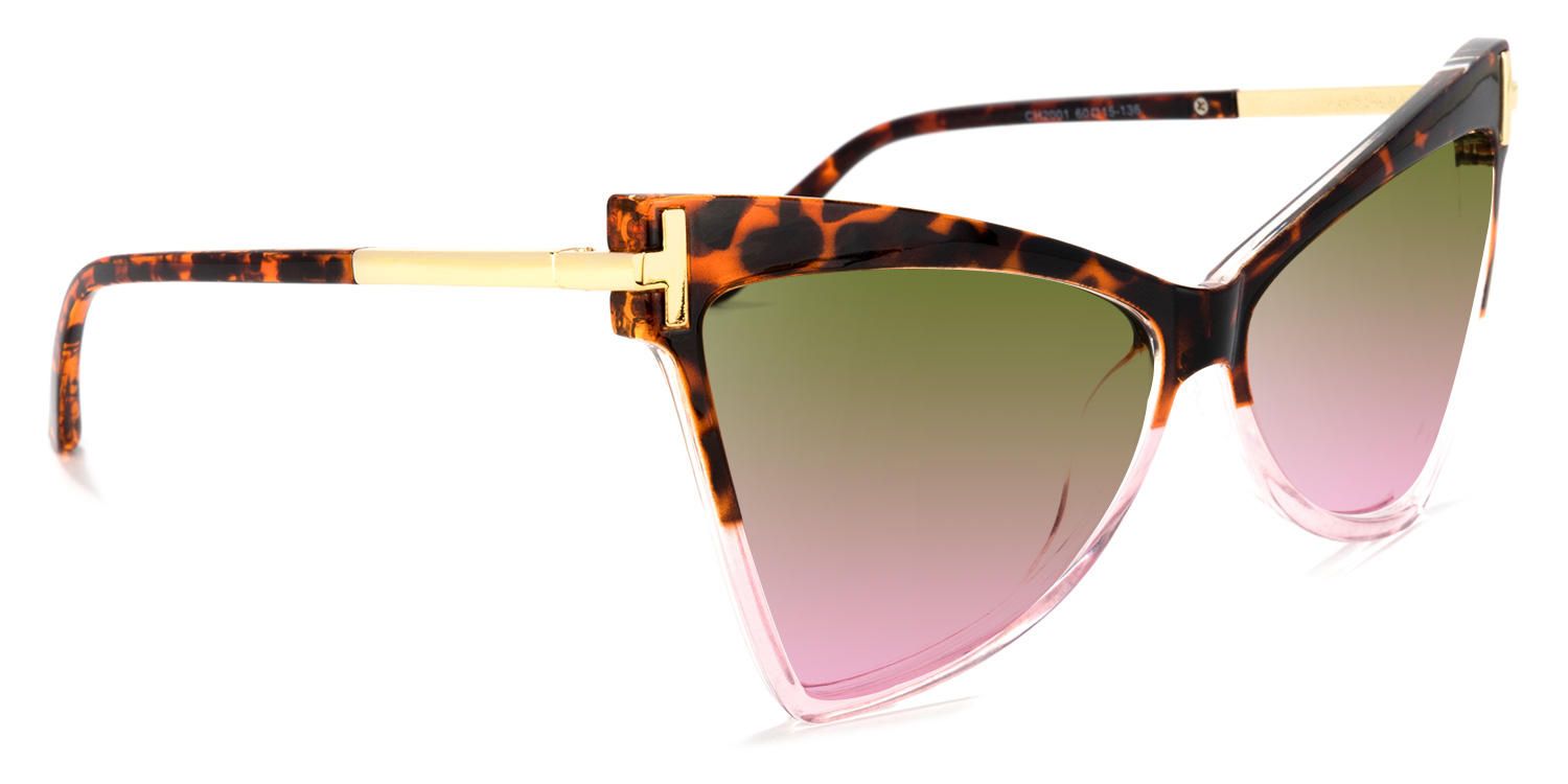 Ofelia - Geometric Tortoise/Pink Sunglasses product detail 5