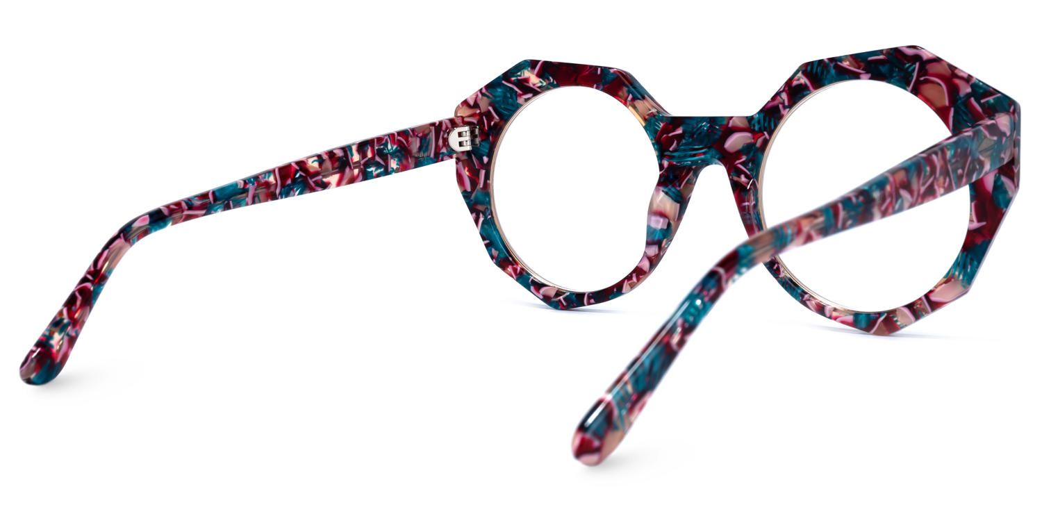 Odara - Geometric Floral Eyeglasses product detail 3