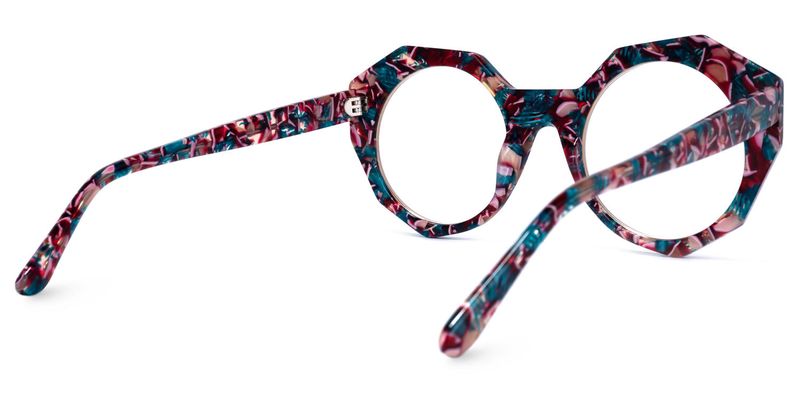 Odara - Geometric Floral Eyeglasses - 3