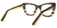Jaina - Butterfly Champagne Eyeglasses - 3