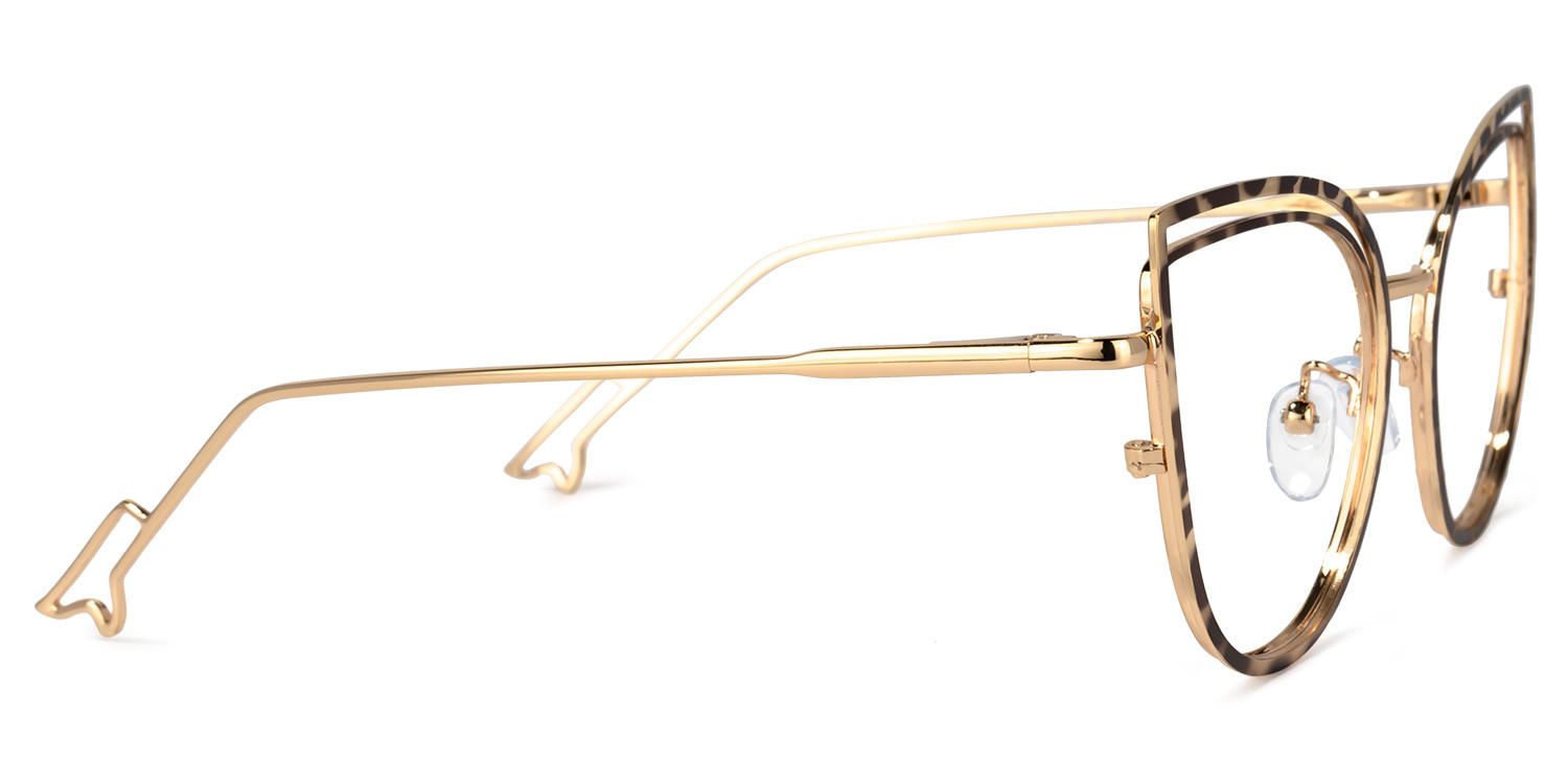 Pearline - Cat Eye Tortoise Eyeglasses - 4
