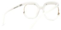 Fredia - Square White Eyeglasses - 3
