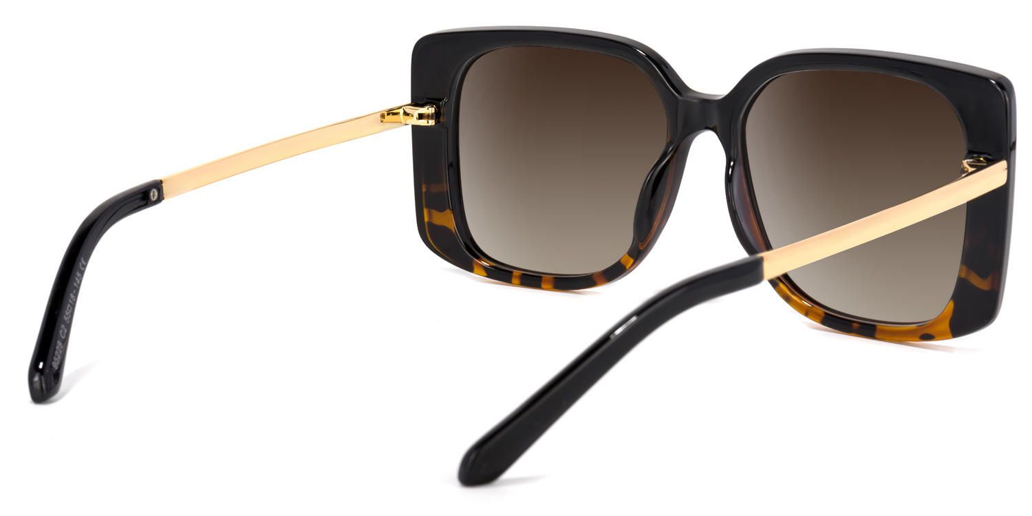 Ginette - Square Tortoise Sunglasses product detail 3