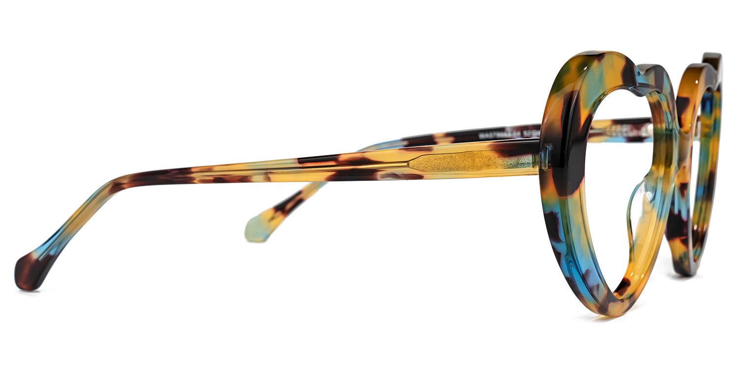 Dorismar - Geometric Floral Eyeglasses - 4