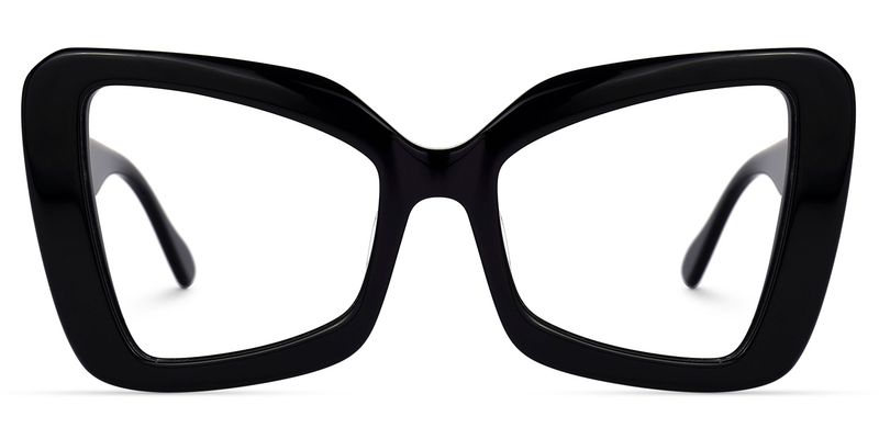 Mandi - Butterfly Black Eyeglasses