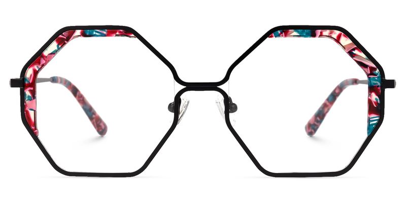 Scotto - Geometric Floral Eyeglasses