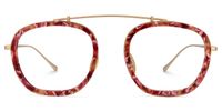 Bernal - Aviator Red/Floral Eyeglasses