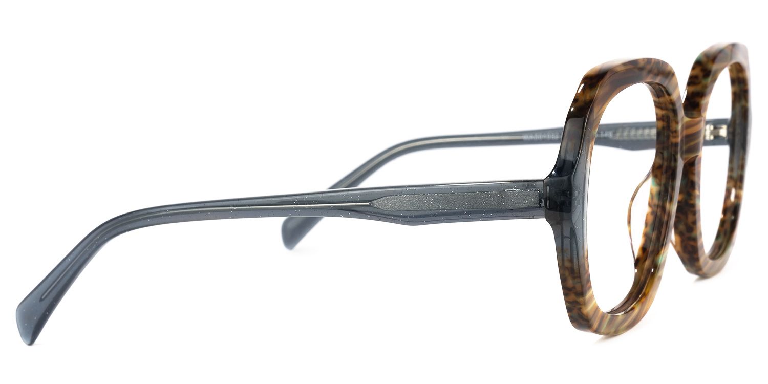 Huddleston - Square Grey Eyeglasses product detail 4