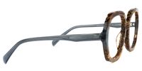 Huddleston - Square Grey Eyeglasses - 4