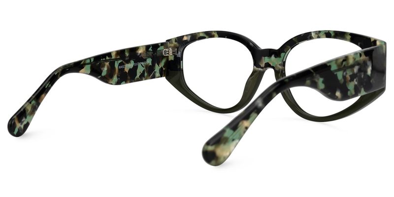 Durand - Geometric Floral Eyeglasses - 3