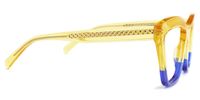 Murdock - Square Yellow Eyeglasses | Vooglam 