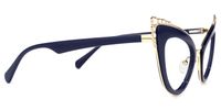 Magdaleno - Cat Eye Blue Eyeglasses - 4