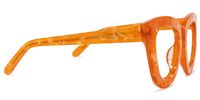 Jerrie - Round Orange Eyeglasses - 4