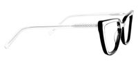 Lyuba - Rectangle Black Eyeglasses | Vooglam 