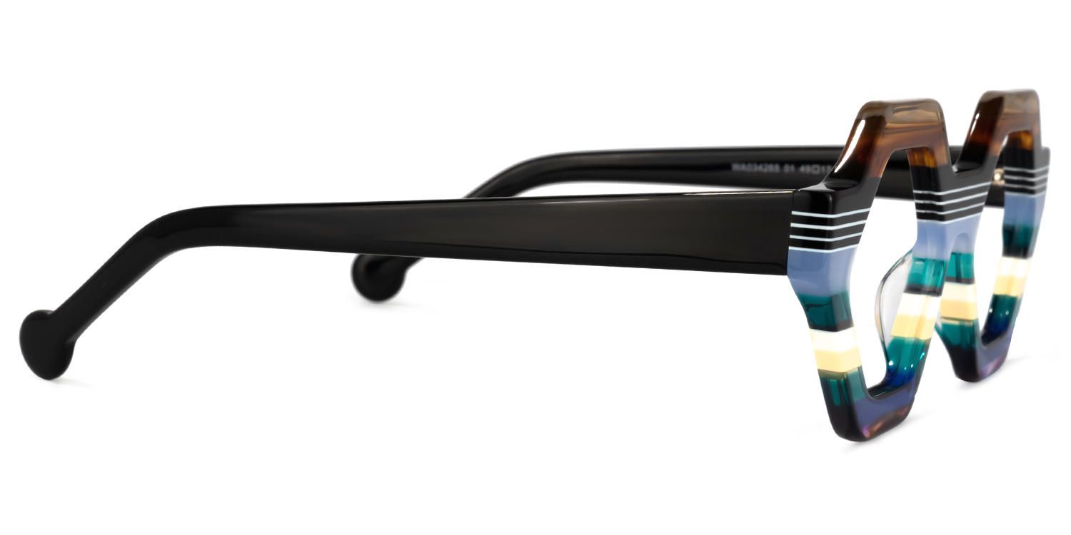 Ailsa - Geometric Colorful Eyeglasses - 4