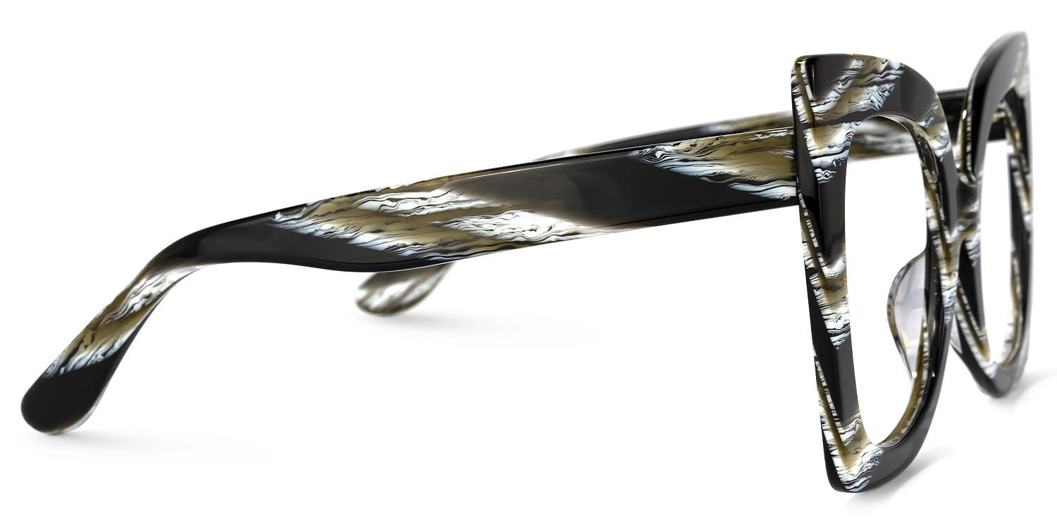 Butterfly Dark/Green Eyeglasses - 4