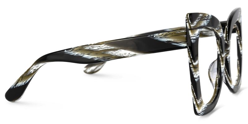 Adrian - Butterfly Dark/Green Eyeglasses - 4