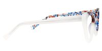 Antoinette - Cat Eye Blue/Orange Eyeglasses | Vooglam 