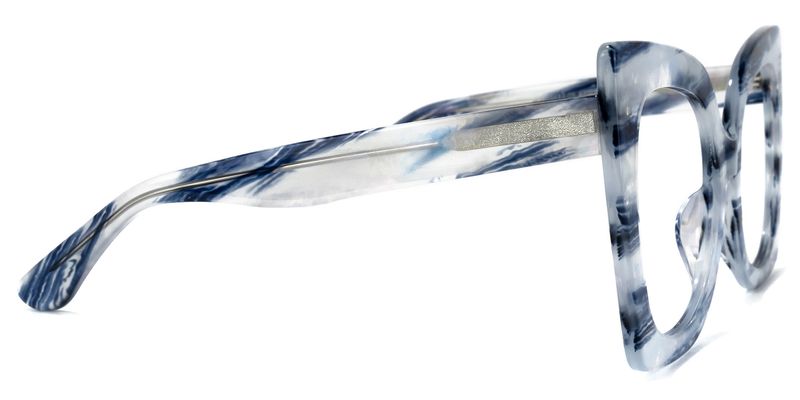 Adrian - Butterfly Blue/White Eyeglasses - 4