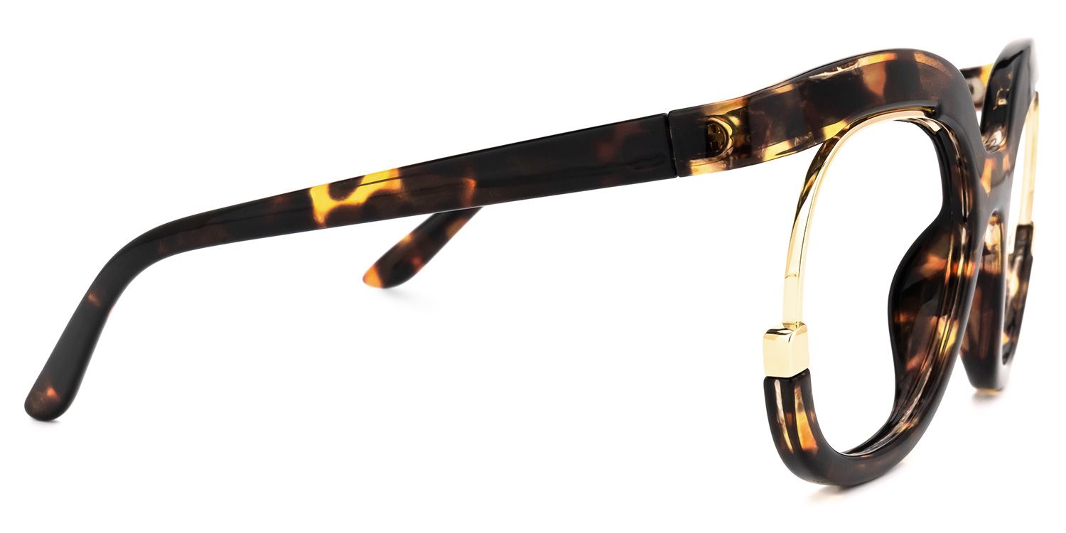 Fredia - Square Tortoise Eyeglasses | Vooglam 4