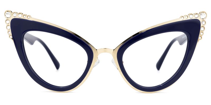 Magdaleno - Cat Eye Blue Eyeglasses