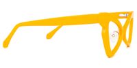 Immy - Geometric Yellow Eyeglasses | Vooglam 