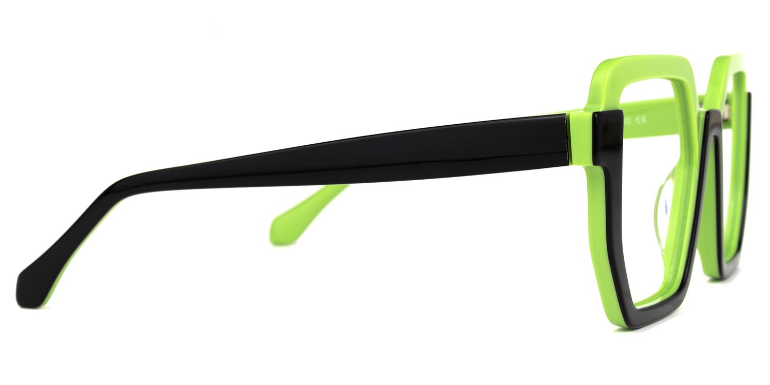 Mixon - Square Green Eyeglasses - 4